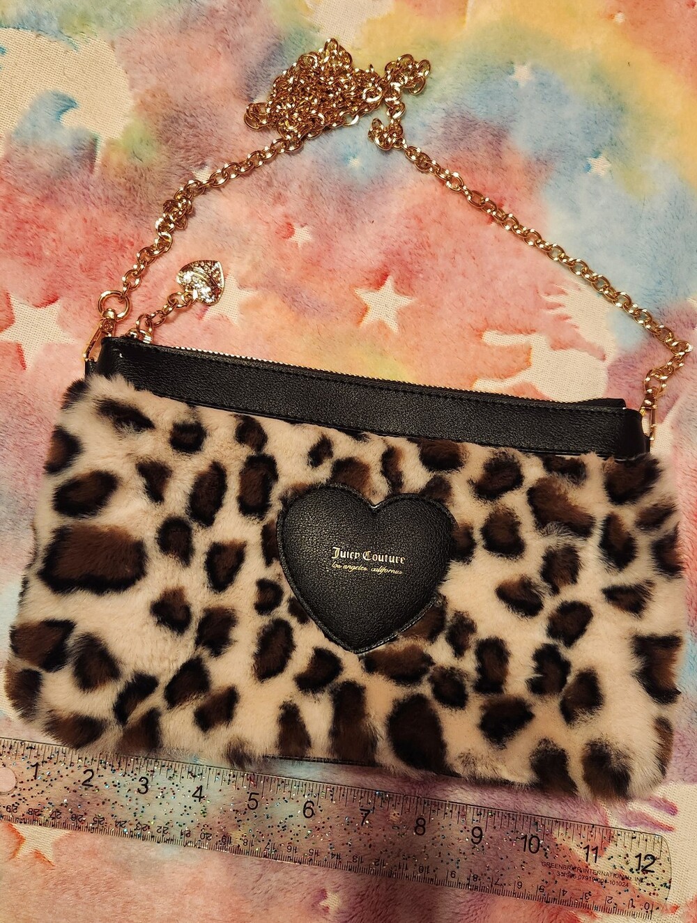 Juicy Couture Leopard Print Crossbody Purse